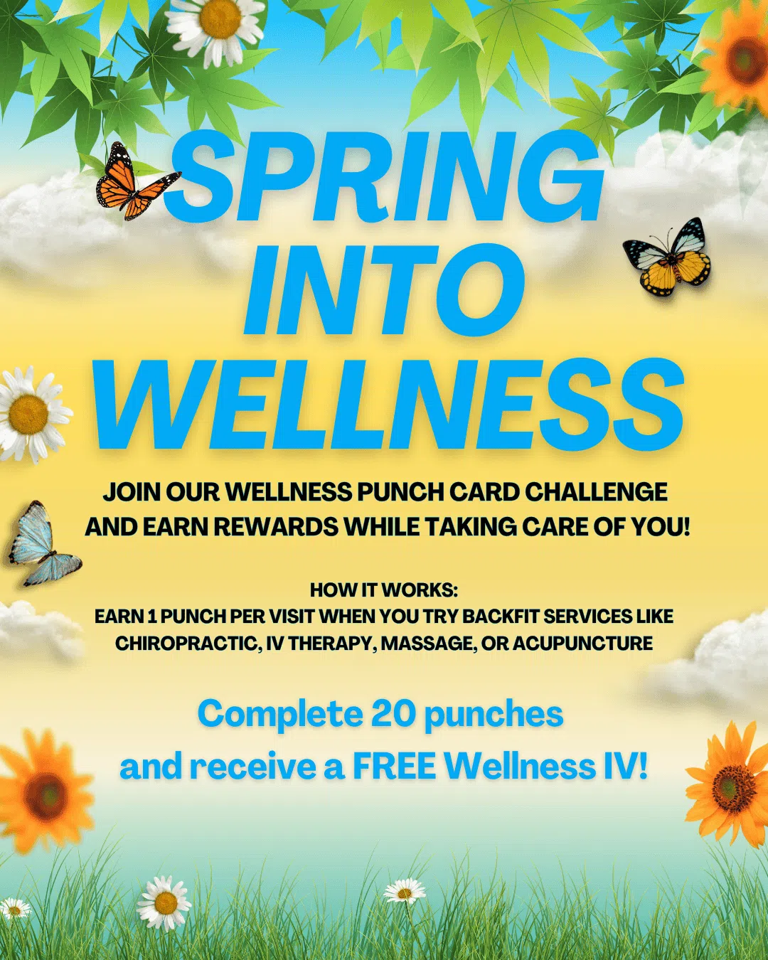 spring into wellness flyer